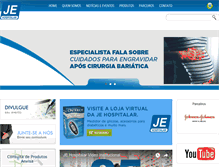 Tablet Screenshot of jehospitalar.com.br